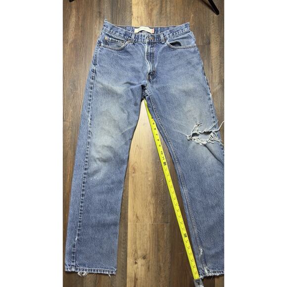Levi's 505 Jeans Men's 34x34 Blue Original Fit Straight Leg Jeans - Picture 1 of 8